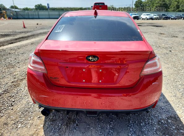 JF1VA1J66K9804982 2019 SUBARU WRX Красный Вид салона спереди