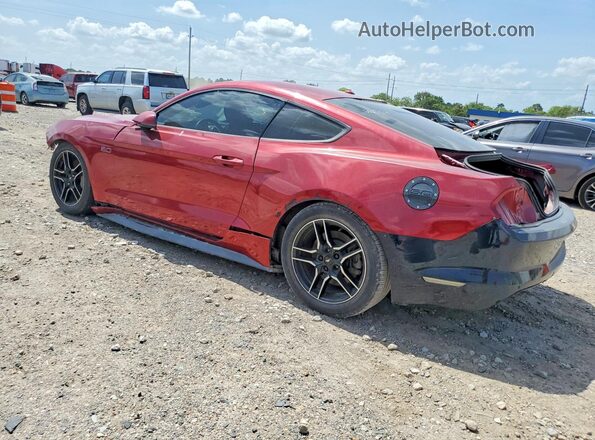 1FA6P8CFXJ5128390 2018 FORD MUSTANG Red Հետևի աջ
