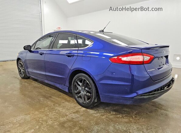 3FA6P0H70GR260664 2016 FORD FUSION Blue Tył prawy
