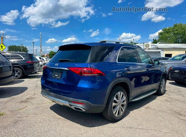 4JGFB4KB0LA074135 2020 MERCEDES-BENZ GLE Blue Вид спереду