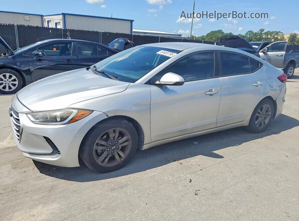 5NPD84LF3HH011364 2017 HYUNDAI ELANTRA Silver Tył lewy