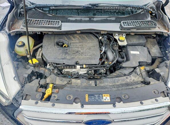 1FMCU9GDXJUB17136 2018 FORD ESCAPE Black VIN კოდის სტიკერის ხედი