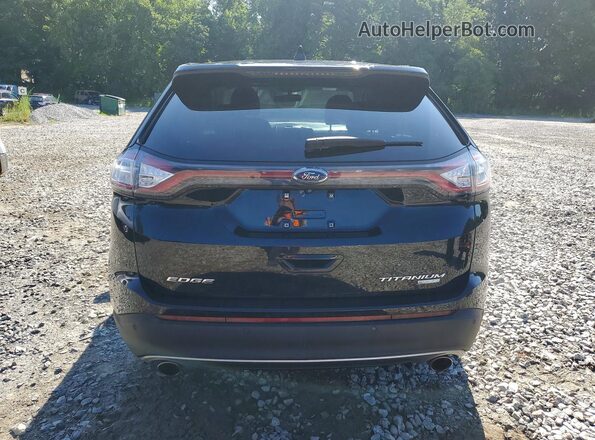 2FMPK3K91JBB06877 2018 FORD EDGE Black Սալոնի դիմացի տեսք