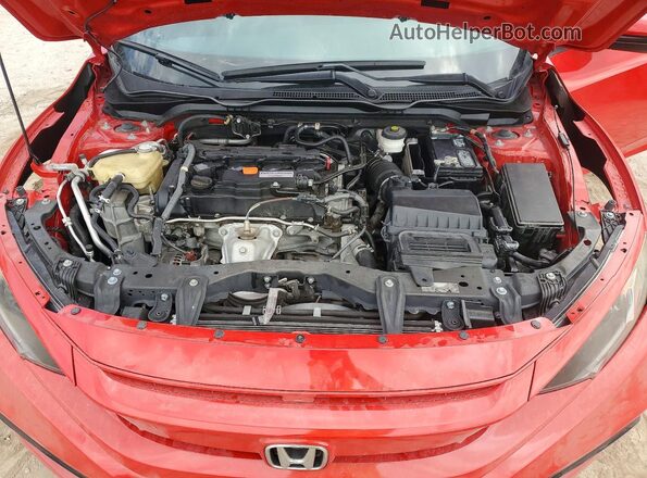 2HGFC2F50GH550421 2016 HONDA CIVIC Red Widok komory silnika