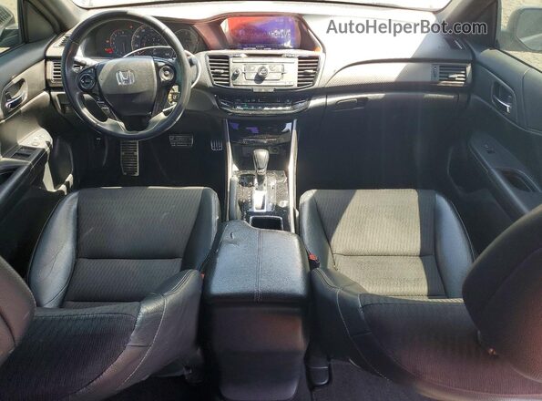 1HGCR2F55GA175769 2016 HONDA ACCORD Black Vista del cuadro de instrumentos