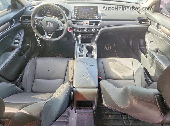 1HGCV1F11JA075601 2018 HONDA ACCORD Brown ხელსაწყოთა პანელის ხედი