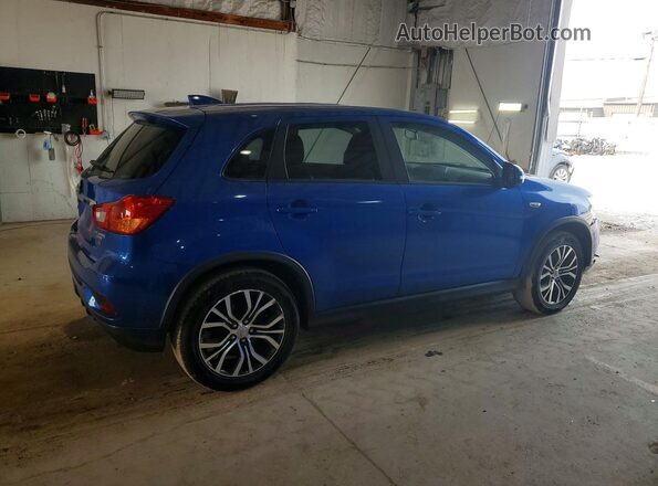JA4AR3AW2JU000844 2018 MITSUBISHI OUTLANDER Blue Front right