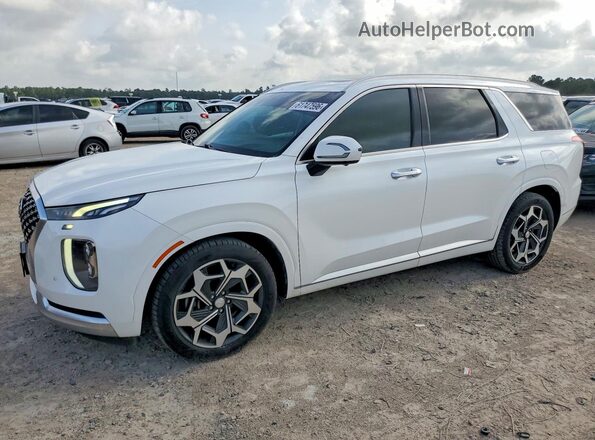 KM8R74HE7MU267429 2021 HYUNDAI PALISADE Белый Задняя левая четверть