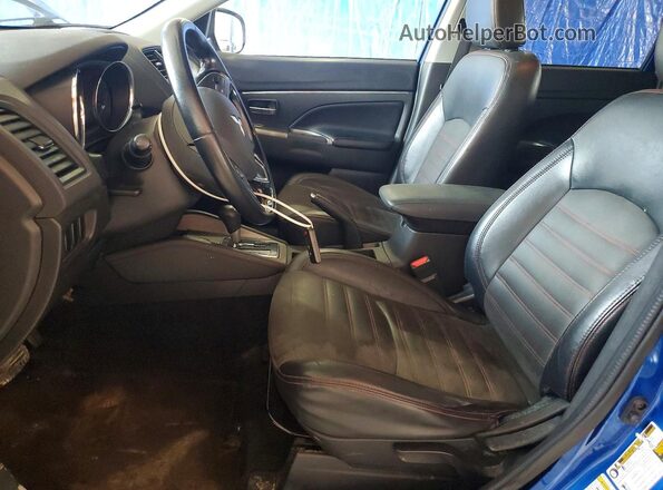 JA4AR3AW2JU000844 2018 MITSUBISHI OUTLANDER Blue Dashboard view