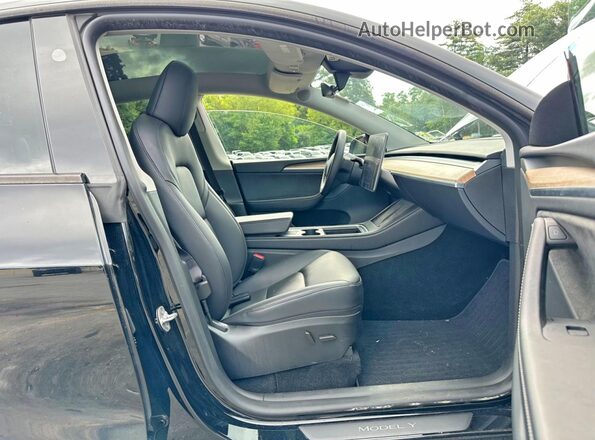7SAYGDEE4RA238488 2024 TESLA MODEL Black Dashboard view