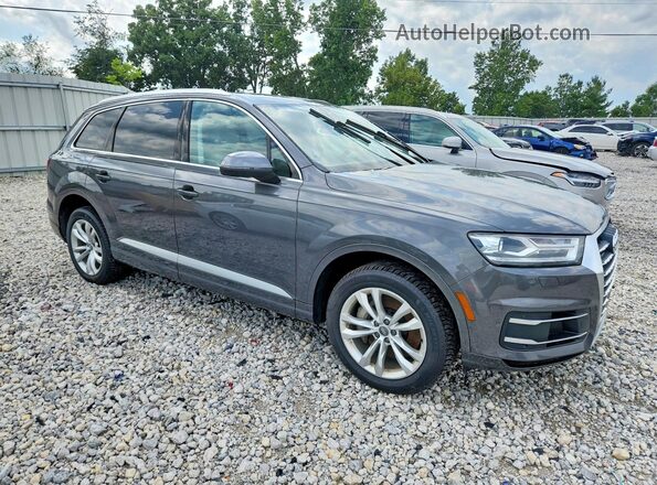 WA1AHAF71KD017063 2019 AUDI Q7 Gray Դիմացի տեսք