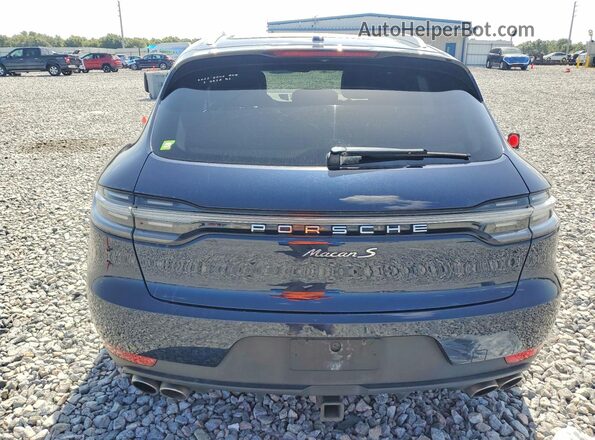 WP1AB2A56LLB35070 2020 PORSCHE MACAN Синий Вид салона спереди