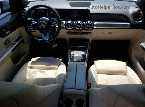 W1N4M4HB6LW040774 2020 MERCEDES-BENZ GLB-CLASS White Vista del cuadro de instrumentos