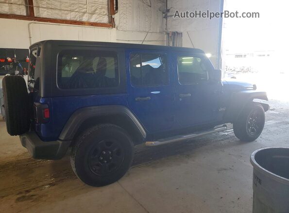 1C4HJXDN6JW241140 2018 JEEP WRANGLER Blue Առջևի աջ