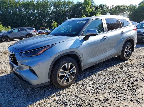 5TDKDRBH2PS515383 2023 TOYOTA HIGHLANDER Gray Rear left