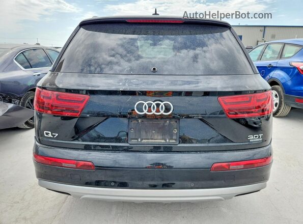WA1LAAF77HD040255 2017 AUDI Q7 Black Vista interior delantera