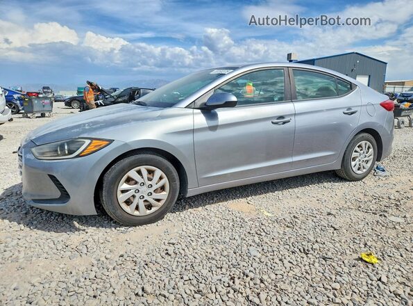 5NPD74LF4HH037359 2017 HYUNDAI ELANTRA Серебряный Задняя левая четверть