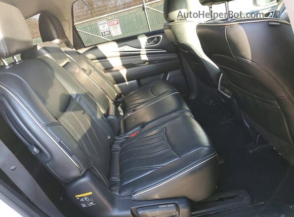 5N1DL0MMXLC500087 2020 INFINITI QX60 White Rear interior view