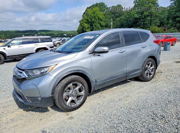 2HKRW2H52JH686712 2018 HONDA CR-V Silver Trasero izquierdo