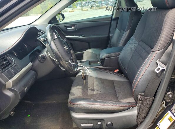 4T1BF1FK5HU637830 2017 TOYOTA CAMRY Black Вид панелі приладів