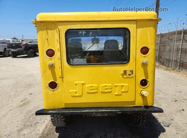 8511010323 1970 JEEP JEEP Yellow Вид ззаду