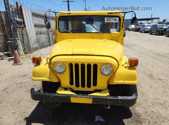 8511010323 1970 JEEP JEEP Yellow Вид спереду
