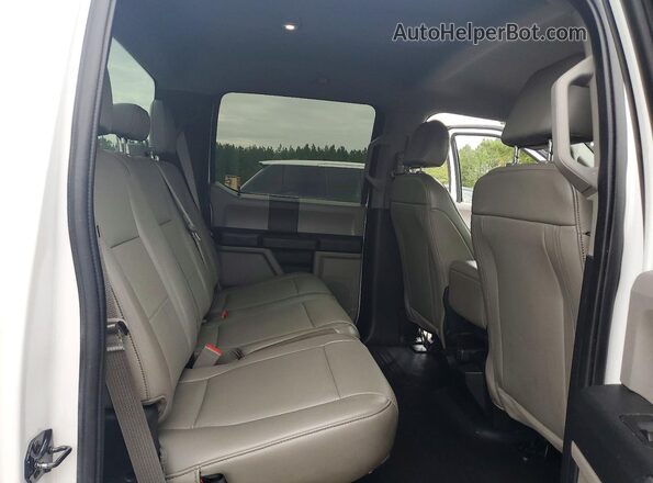 1FTEW1CB0KFD16523 2019 FORD F150 White Widok wnętrza z tyłu