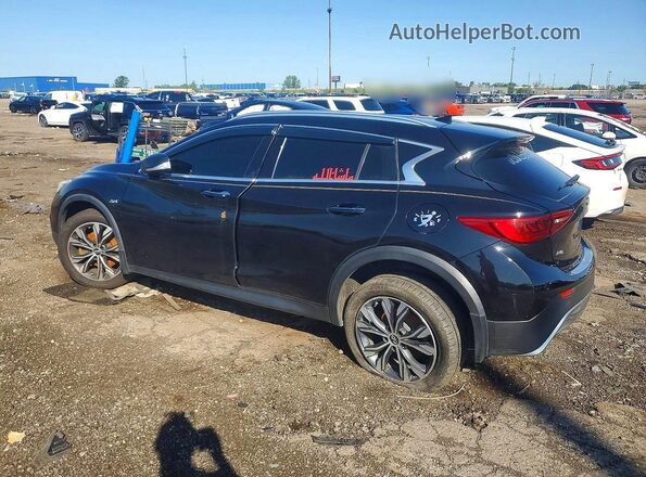SJKCH5CR5JA005958 2018 INFINITI QX30 Black უკანა მარჯვენა