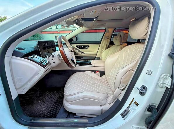 W1K6G7GB6MA045696 2021 MERCEDES-BENZ S Белый Вид панели приборов