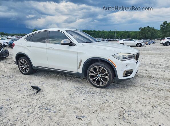 5UXKU0C53G0F92297 2016 BMW X6 White Widok z przodu