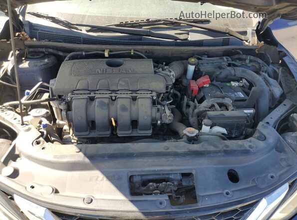 3N1AB7AP5HY232519 2017 NISSAN SENTRA Blue Engine compartment view