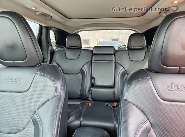 1C4PJMDN1KD321971 2019 JEEP CHEROKEE White Вид задньої частини салону