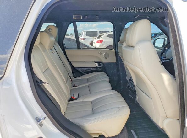 SALGS2EF9GA279320 2016 LAND ROVER RANGE White Vista interior trasera