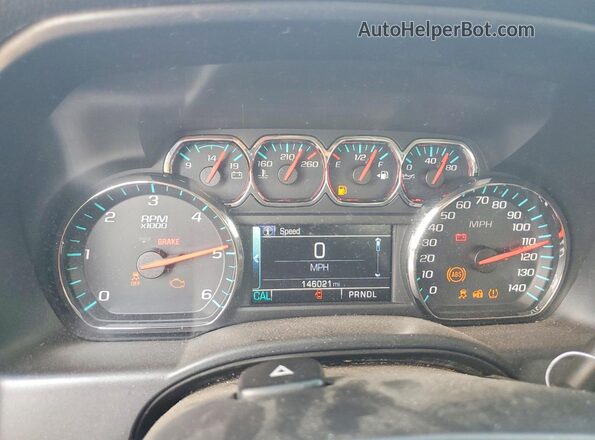 1GCVKREC7HZ123440 2017 CHEVROLET SILVERADO Silver უკანა სავარძლების ხედი