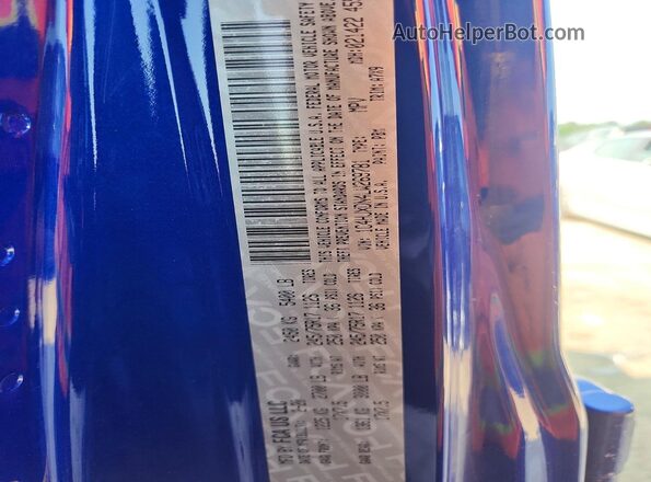 1C4HJXDN4LW269781 2020 JEEP WRANGLER Blue Սալոնի 360 աստիճան տեսք