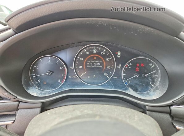 JM1BPBAY4M1322242 2021 MAZDA 3 Gray უკანა სავარძლების ხედი