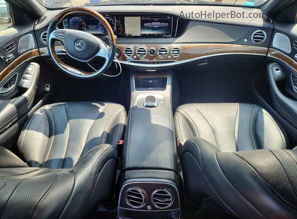 WDDUG8FB0GA232130 2016 MERCEDES-BENZ S Black ხელსაწყოთა პანელის ხედი