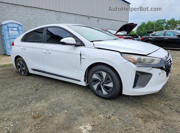KMHC75LC1HU048327 2017 HYUNDAI IONIQ White Widok z przodu