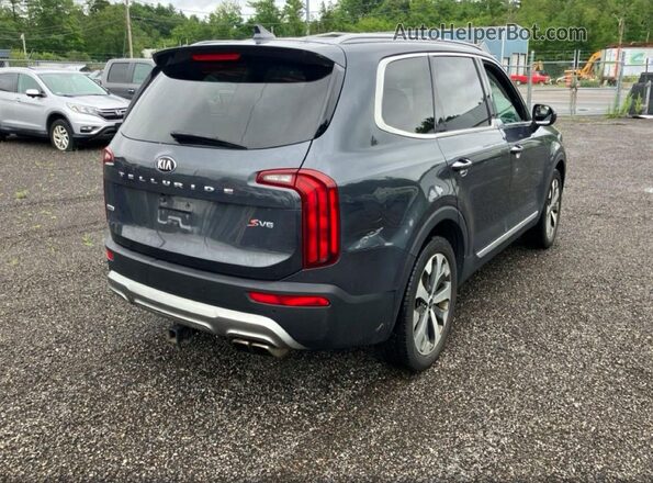 5XYP6DHC4LG017238 2020 KIA TELLURIDE Black Դիմացի տեսք
