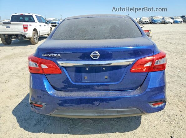 3N1AB7AP5HY232519 2017 NISSAN SENTRA Blue Front interior view