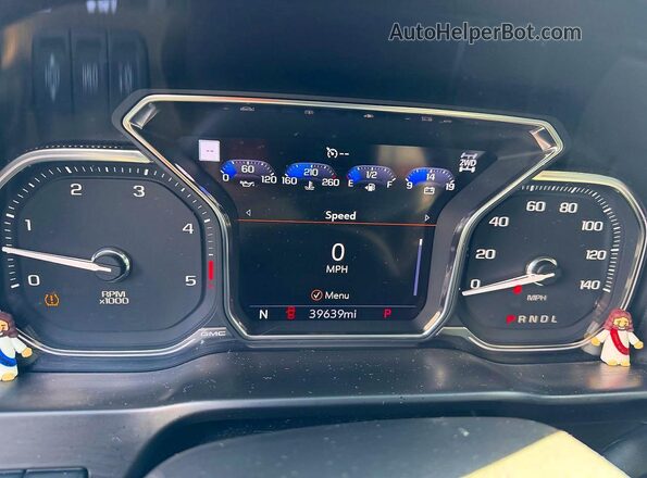 1GT49WEY1LF271434 2020 GMC SIERRA Black Սարքավորումների վահանակի տեսք
