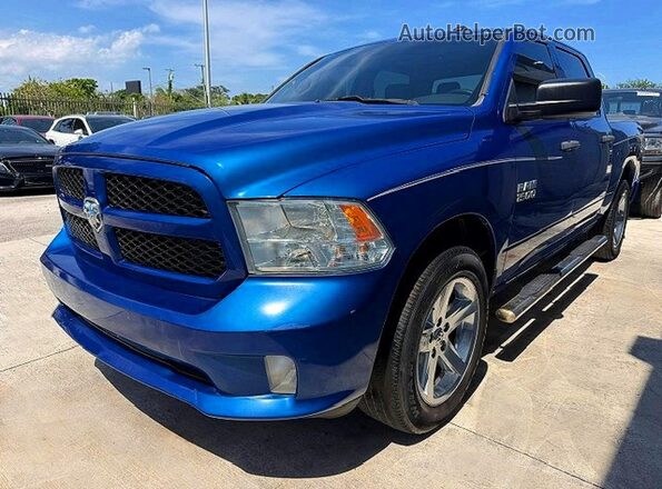 3C6RR6KG2JG249849 2018 RAM 1500 Blue Задня ліва чверть