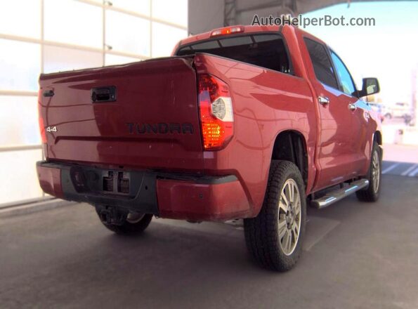 5TFAW5F1XGX566507 2016 TOYOTA TUNDRA Red Передня права чверть