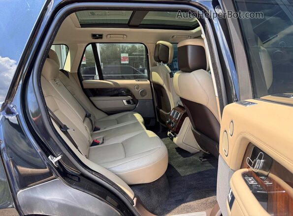 SALGS2SV7KA516858 2019 LAND ROVER RANGE Black Front interior view