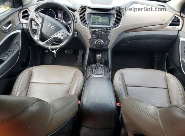 5XYZUDLB6HG383724 2017 HYUNDAI SANTA Серебряный Вид щитка приборов