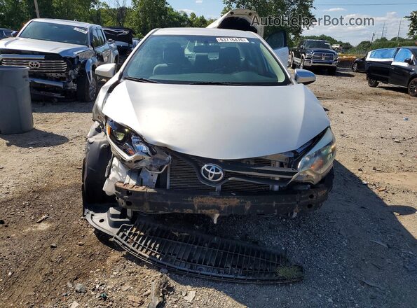 2T1BURHE3GC566834 2016 TOYOTA COROLLA Silver Rear view