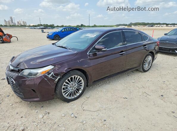 4T1BK1EBXJU274377 2018 TOYOTA AVALON Фиолетовый Задняя левая четверть