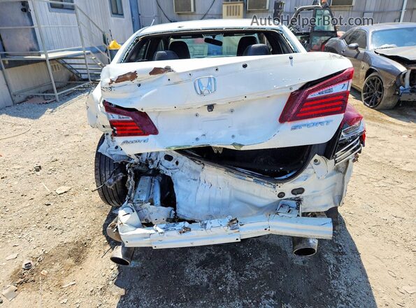 1HGCR2F53GA157822 2016 HONDA ACCORD White Вид салону спереду
