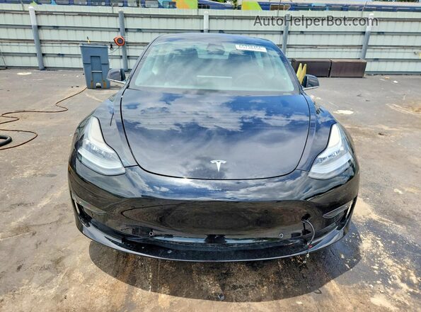 5YJ3E1EA6KF398213 2019 TESLA MODEL Black Vista trasera