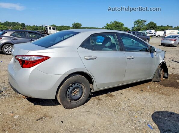 2T1BURHE3GC566834 2016 TOYOTA COROLLA Silver Front right
